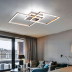 Deckenlampe Weiß Led Deckenleuchte Wohnzimmer Designleuchte, Alu For Wohnzimmer Deckenlampe