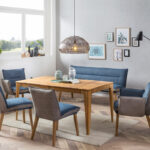 Essgruppe Alwin 1Xl Eiche Rustikal + Bank Stühle Sessel Gerit 2 Blue |  Expendio Pertaining To Essgruppe Wohnzimmer