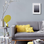 Gelbe Akzente Peppen Die Sitzecke Auf – Bild 3 – [Schöner Wohnen] Inside Wohnzimmer Gelb Grau