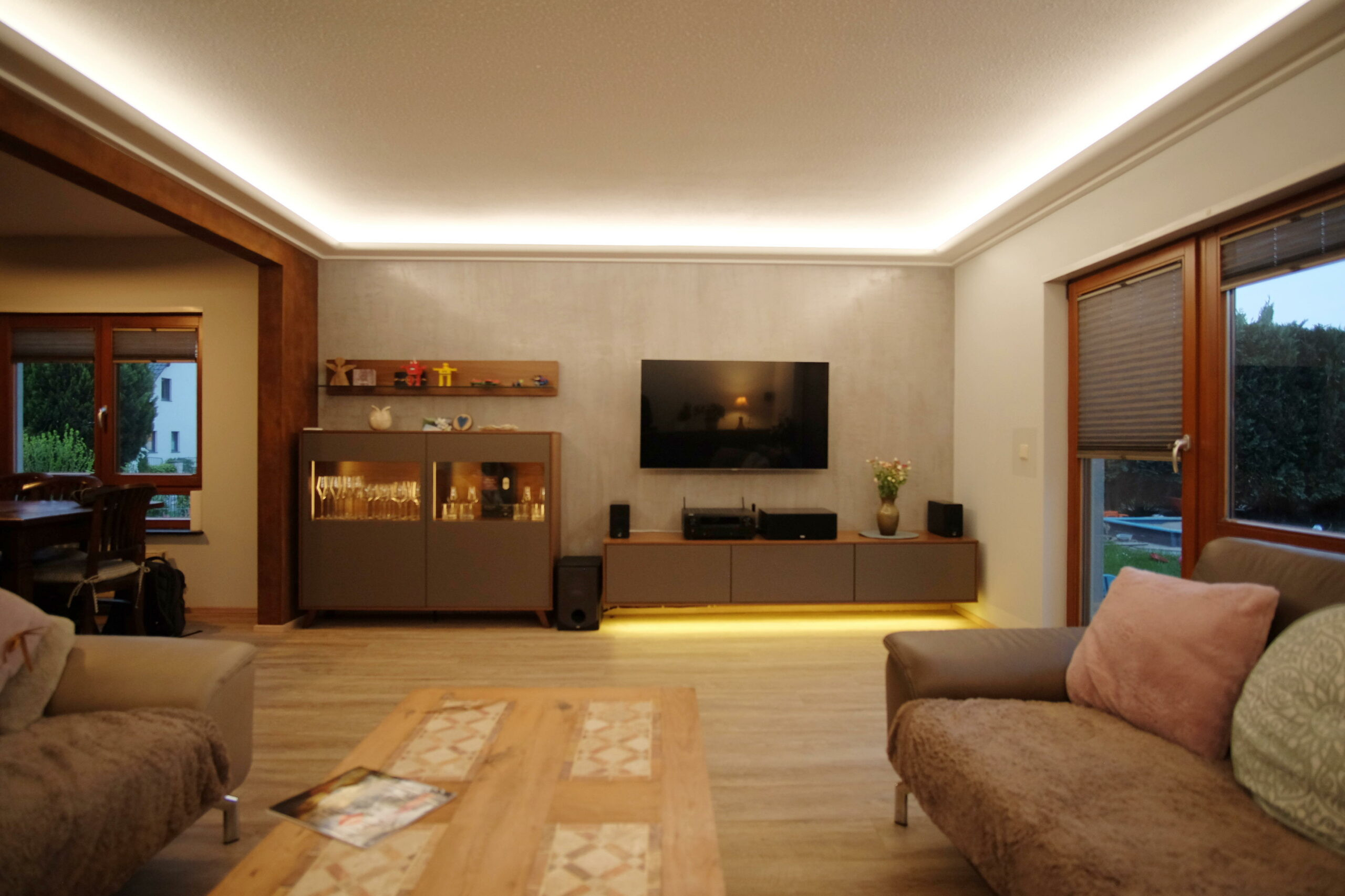 Indirektes Licht: Vorher &gt; Nachher throughout Wohnzimmer Indirekte Beleuchtung Decke
