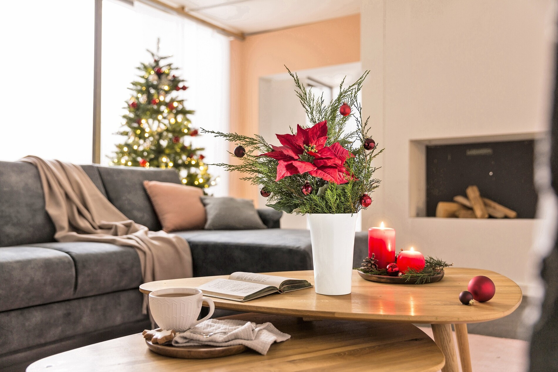 Weihnachtliches Wohnzimmer: So Wird Es Festlich In Ihrem Zuhause within Weihnachtliches Wohnzimmer