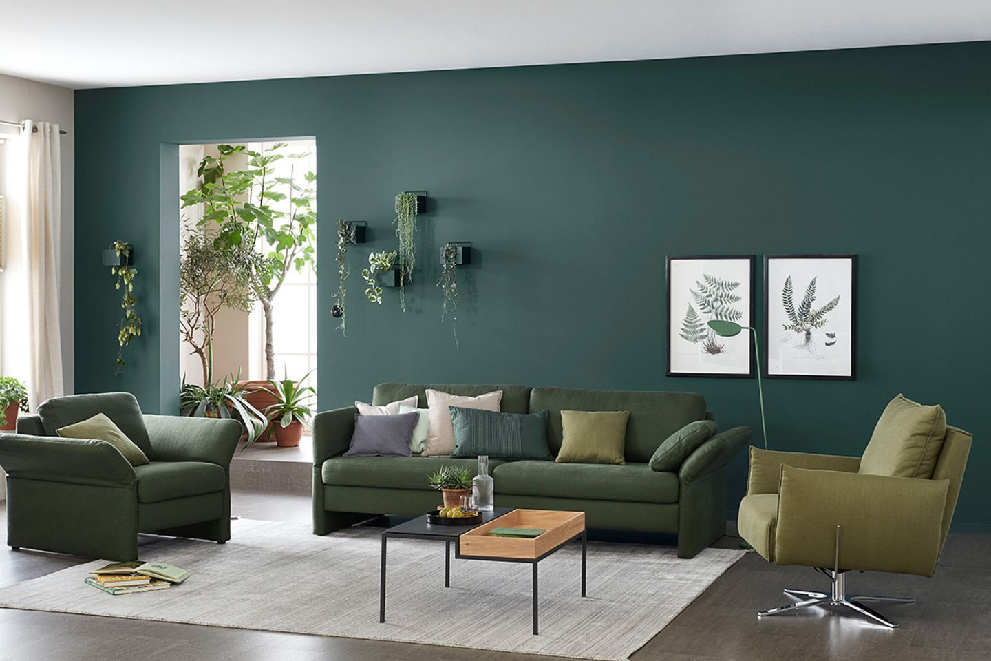 Das Wohnzimmer Streichen – Ideen &amp; Tipps - [Schöner Wohnen] pertaining to Wandfarbe Wohnzimmer Ideen