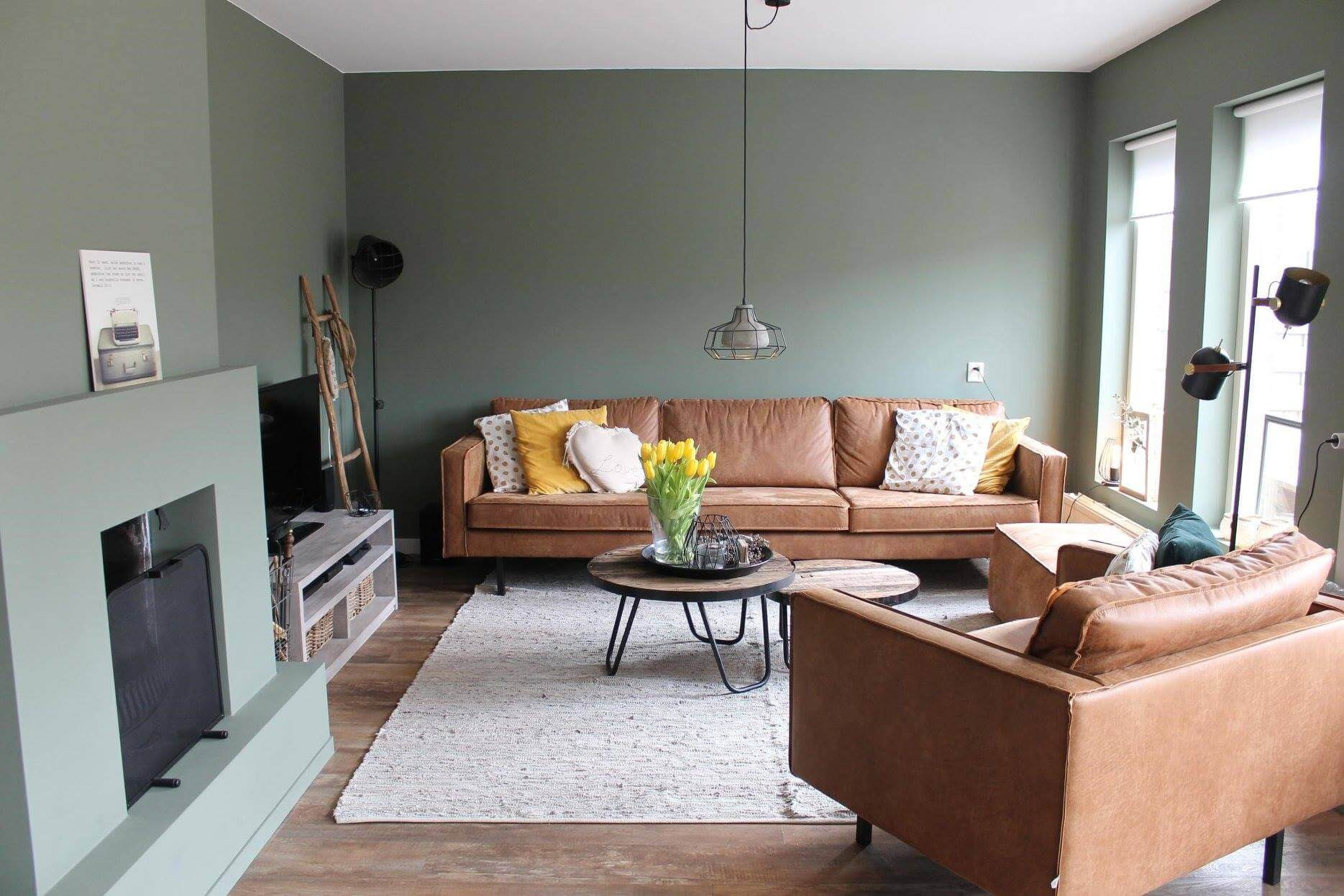 Wohnzimmer Wandgestaltung: Ideen &amp; Die Richtige Farbwahl! inside Wohnzimmer Farblich Gestalten
