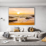 Wandbild Tropischer Strand, Natur & Landschaft | Bilderwelt Xxl With Wandbilder Wohnzimmer