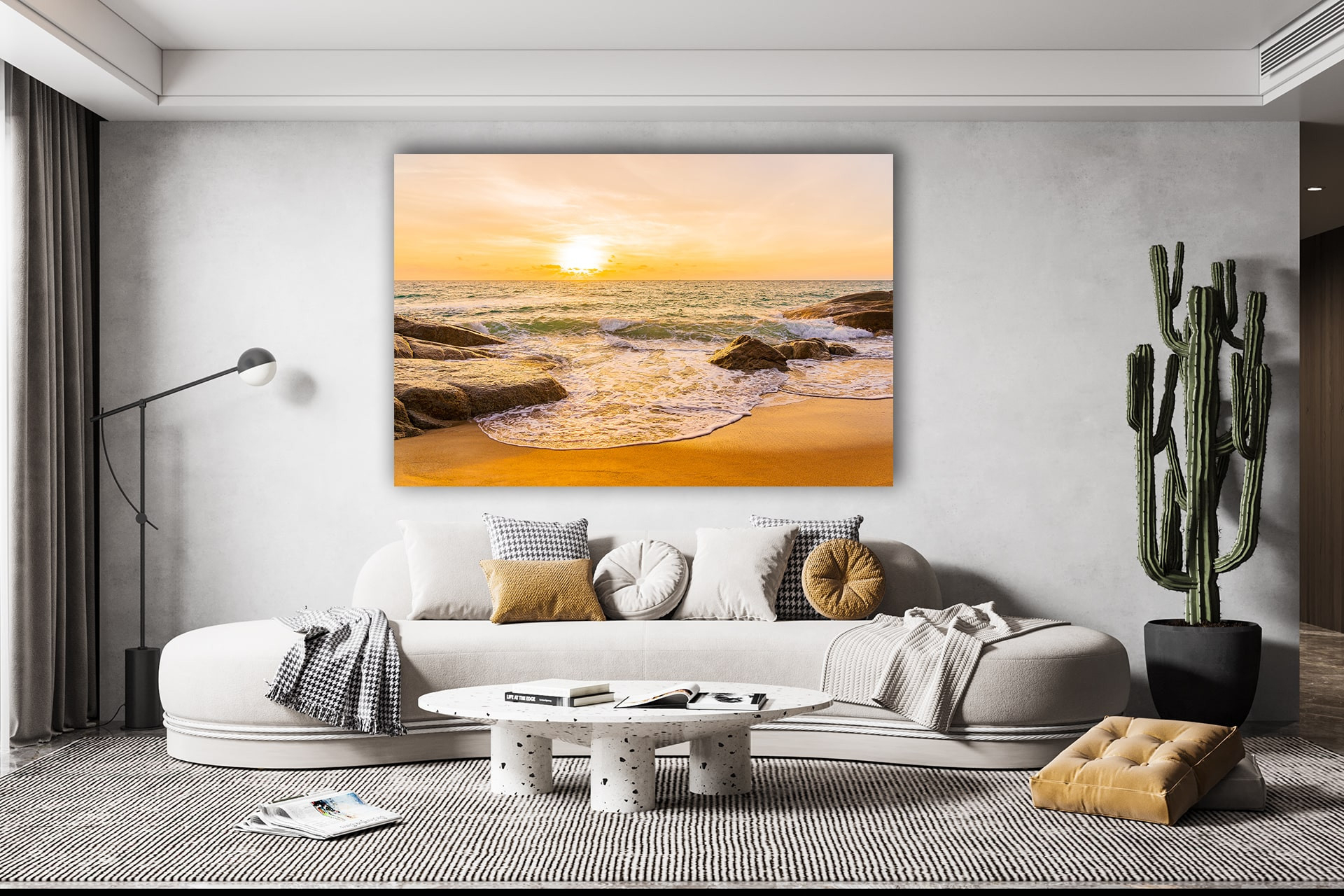 Wandbild Tropischer Strand, Natur &amp; Landschaft | Bilderwelt Xxl with Wandbilder Wohnzimmer