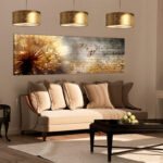 Wandbilder Xxl Pusteblume Abstrakt Natur Leinwand Bilder Wohnzimmer  B C 0180 B B Pertaining To Wandbilder Wohnzimmer