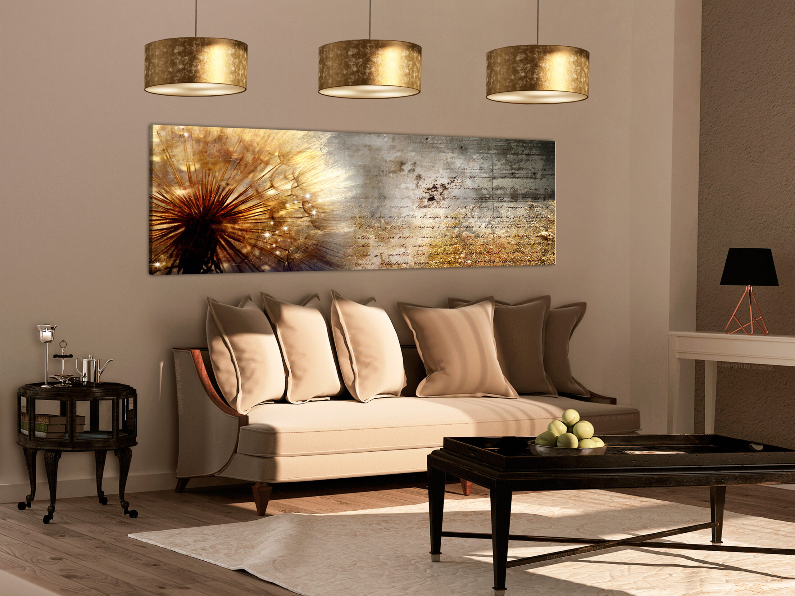 Wandbilder Xxl Pusteblume Abstrakt Natur Leinwand Bilder Wohnzimmer  B-C-0180-B-B pertaining to Wandbilder Wohnzimmer